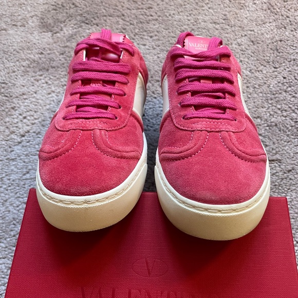 Valentino Pink/White Women’s Sneakers - Picture 2 of 16
